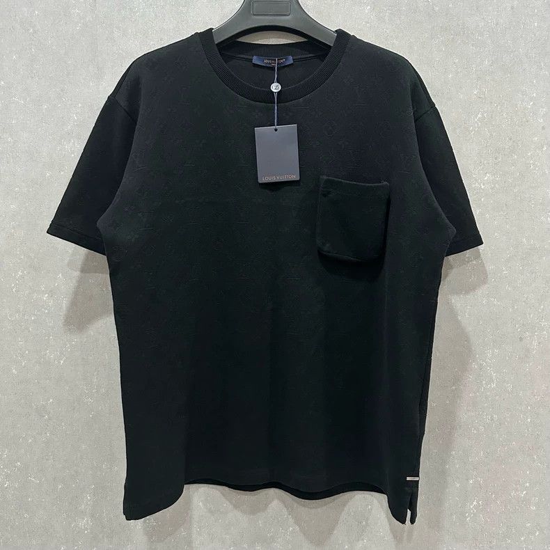 Louis Vuitton Louis Vuitton Black pocket full print short sleeve Size US XL / EU 56 / 4 - 1 Thumbnail