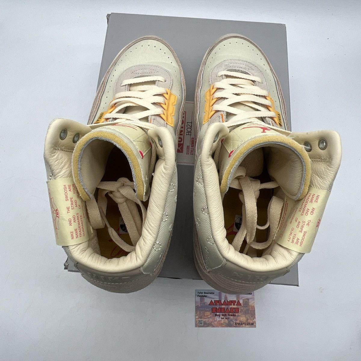 Jordan Brand Union la X air Jordan 2 rattan Size US 10 / EU 43 - 7 Thumbnail