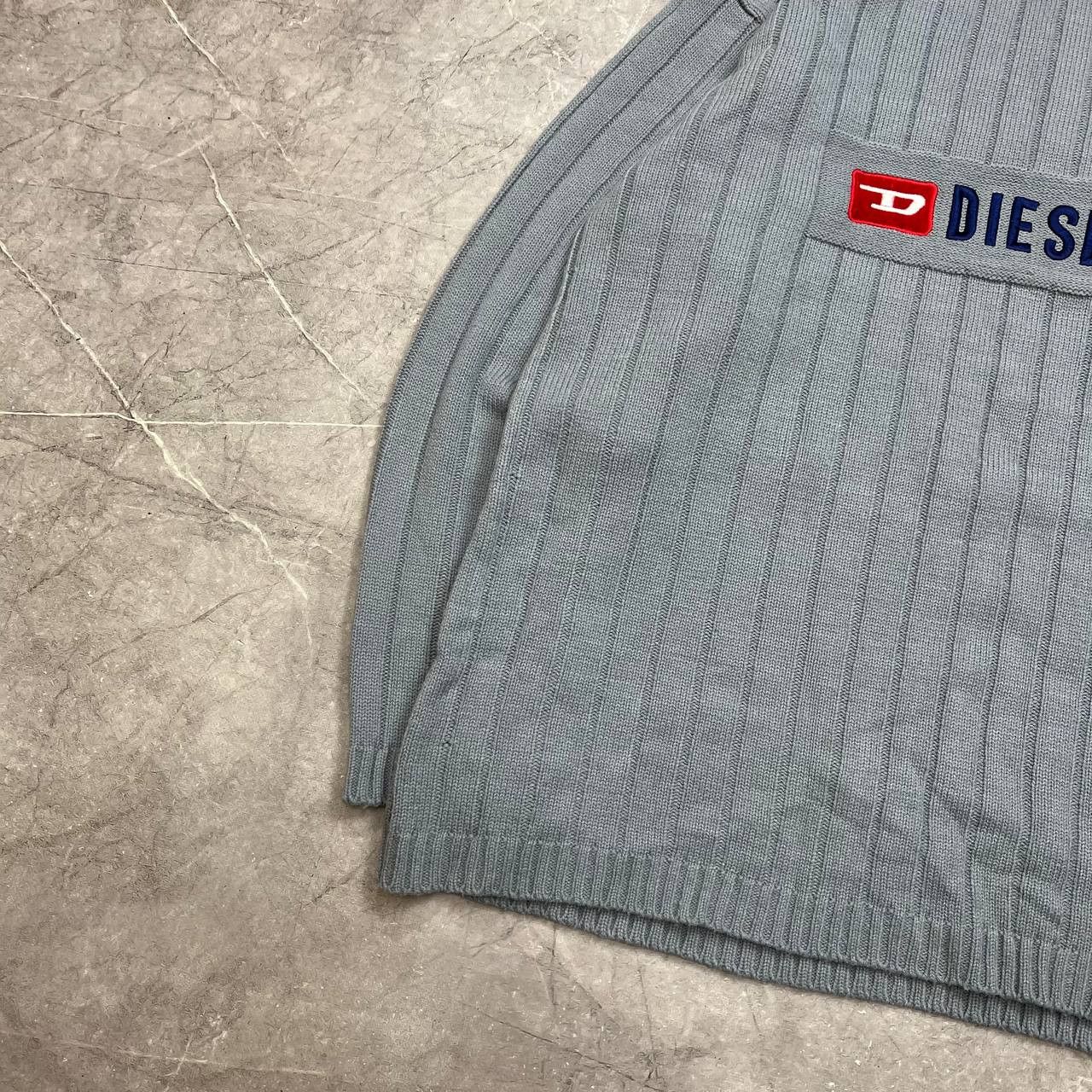 Diesel Diesel Big Logo Sweater Sweatshirt Knitwear Knitting Vintage Size US XL / EU 56 / 4 - 18 Thumbnail