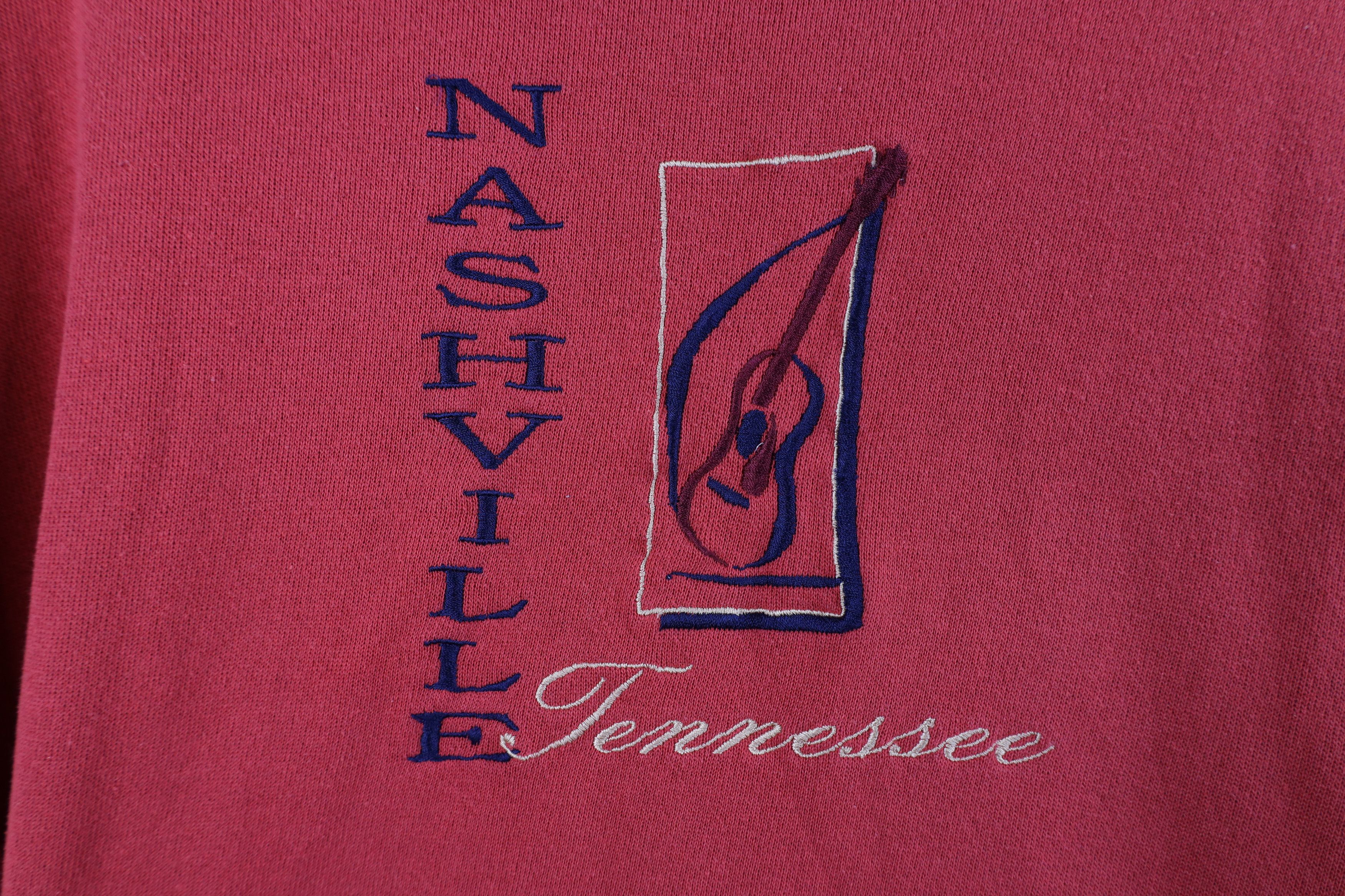 Vintage Vintage 90s Streetwear Country Nashville Sweatshirt USA Size L / US 10 / IT 46 - 4 Thumbnail