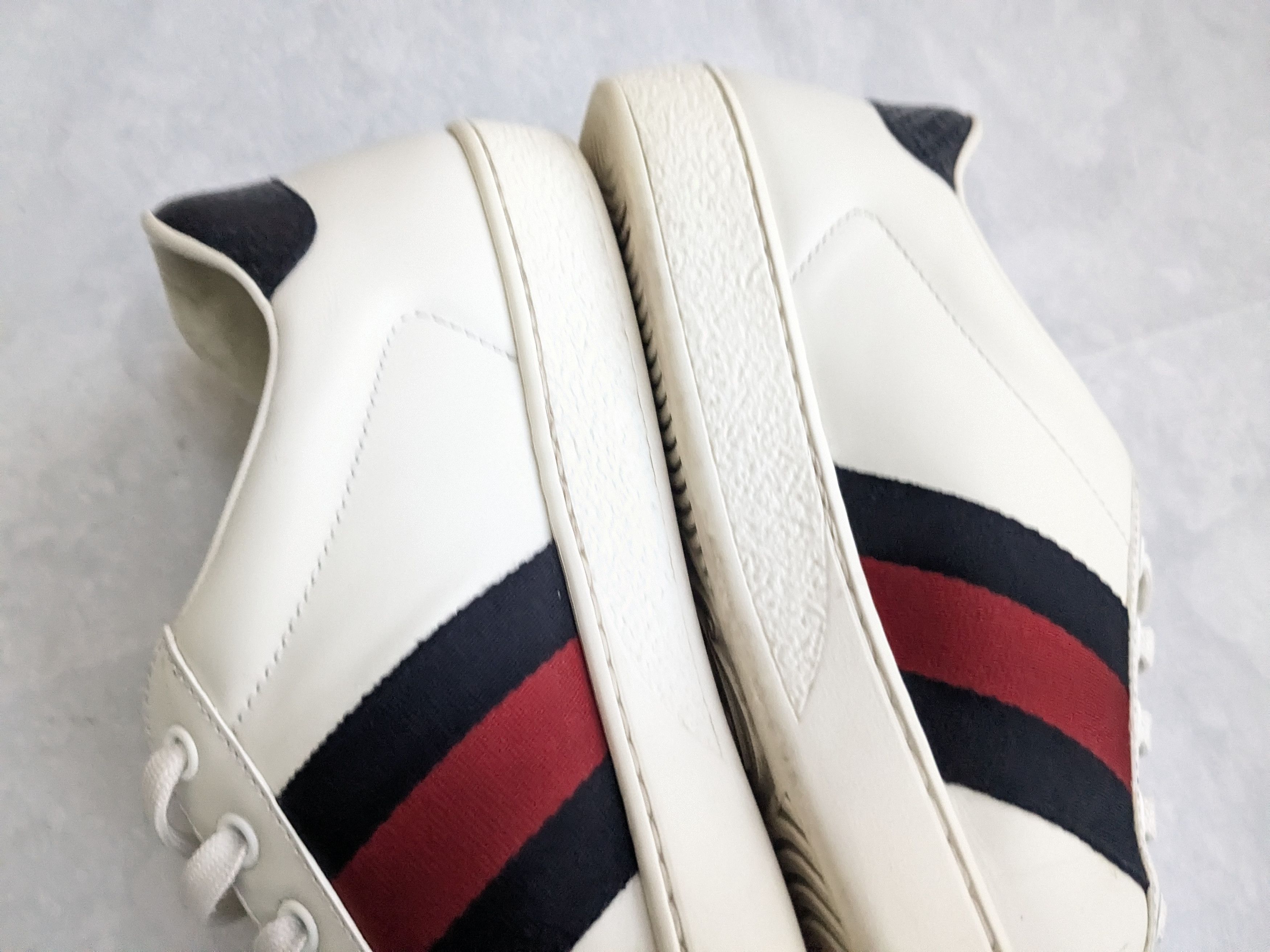 Gucci Gucci Ace Sneakers White 9.5 Low Tops Leather Size US 9.5 / EU 42-43 - 9 Thumbnail