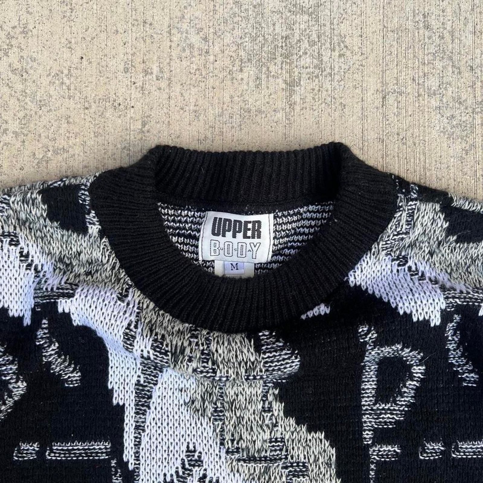 Other Static Waves Artistic Retro TV Pullover Knitwear Sweater Size US L / EU 52-54 / 3 - 3 Thumbnail