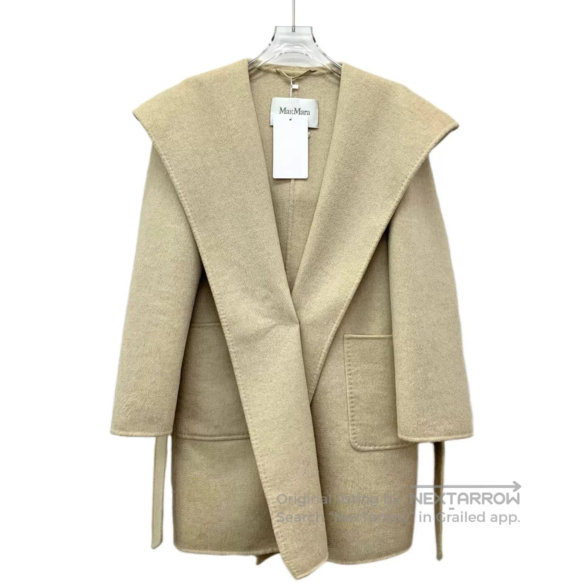 Other maxmara khaki cashmere hooded coat. Size US XS / EU 42 / 0 - 1 Thumbnail