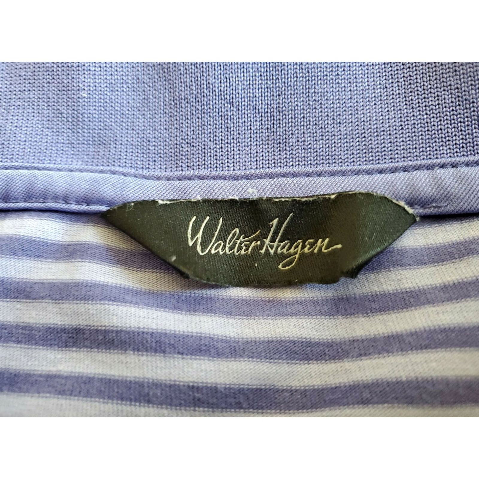 Vintage Walter Hagen Striped Polo Golf Shirt Mens XL Short Sleeve Purple Size US XL / EU 56 / 4 - 4 Thumbnail