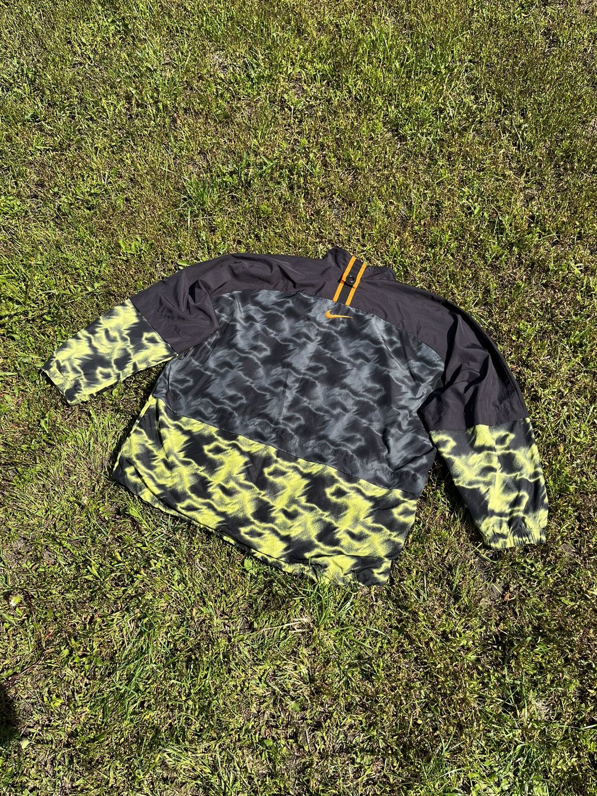 Nike × Vintage 🔥 NIKE CRAZY VINTAGE 90S Y2K NYLON SWOOSH LOGO WINDBREAKER Size US XL / EU 56 / 4 - 9 Thumbnail