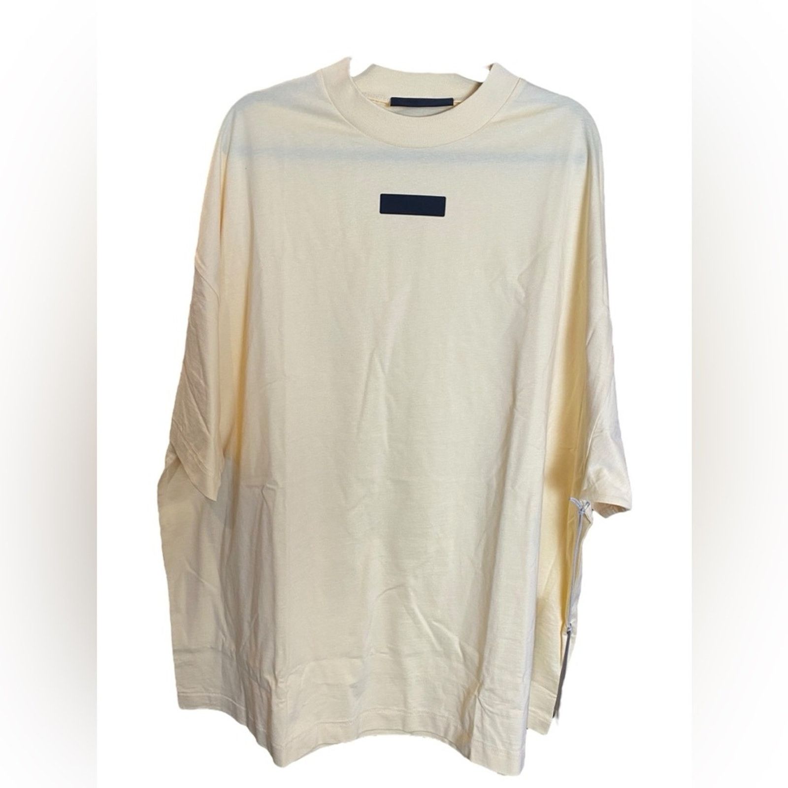 Fear of God FEAR OF GOD ESSENTIAL Slogo appliqué cotton T-Shirt Yellow L Size US L / EU 52-54 / 3 - 2 Thumbnail