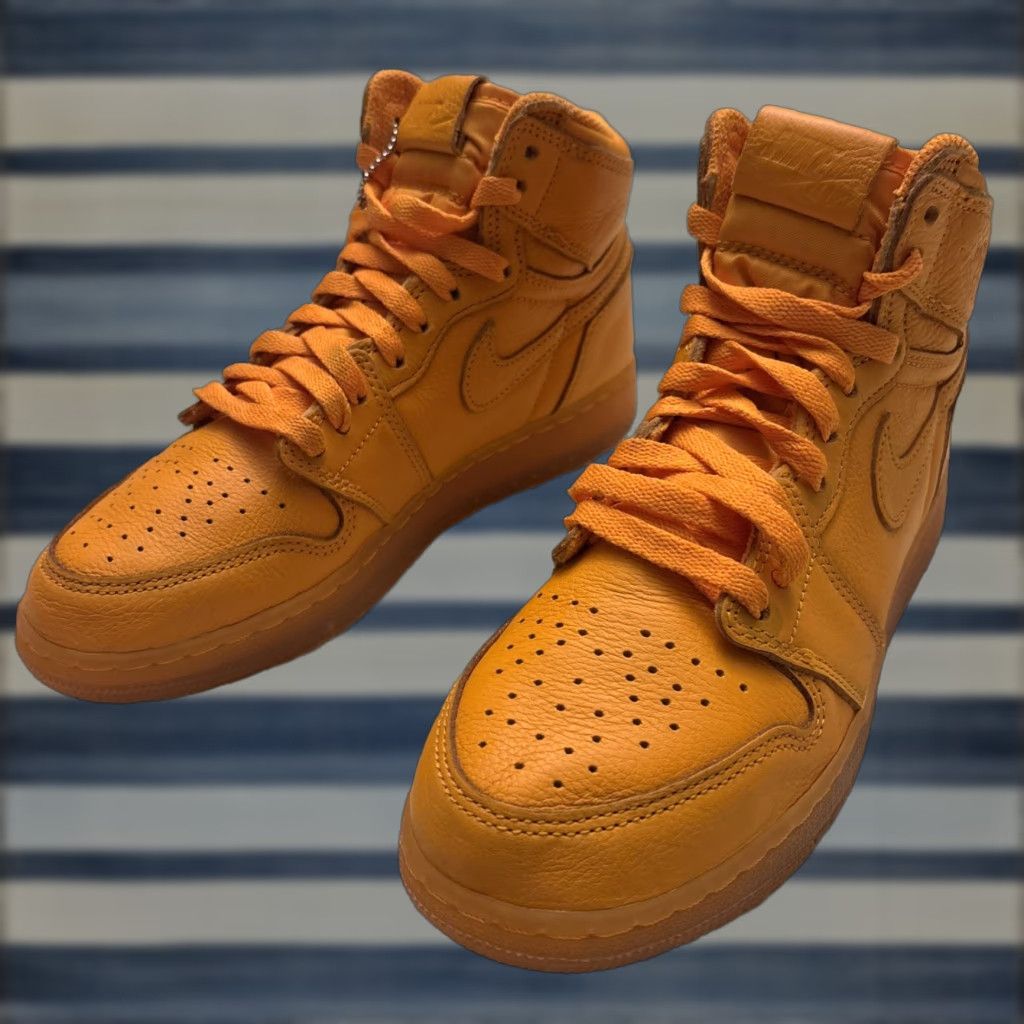 VINTAGE Nike Air Jordan Retro High Gatorade Orange Peel Kids