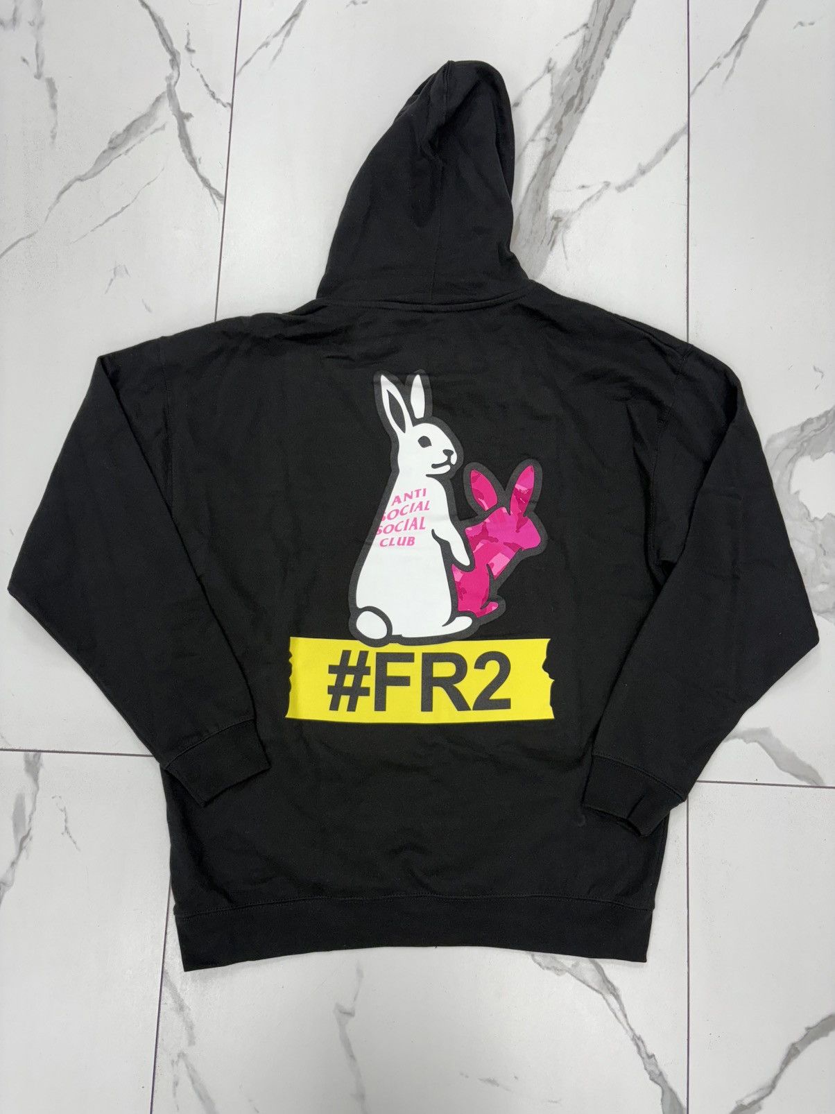 Anti Social Social Club Anti Social Social Club x FR2 Serrated Hoodie “Black” Size US XXL / EU 58 / 5 - 3 Thumbnail