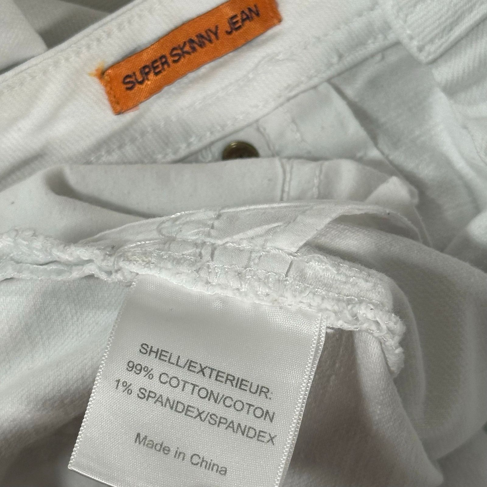 Tory Burch Tory Burch Women's Super Skinny Jeans White Size 29 Size 29" - 7 Thumbnail