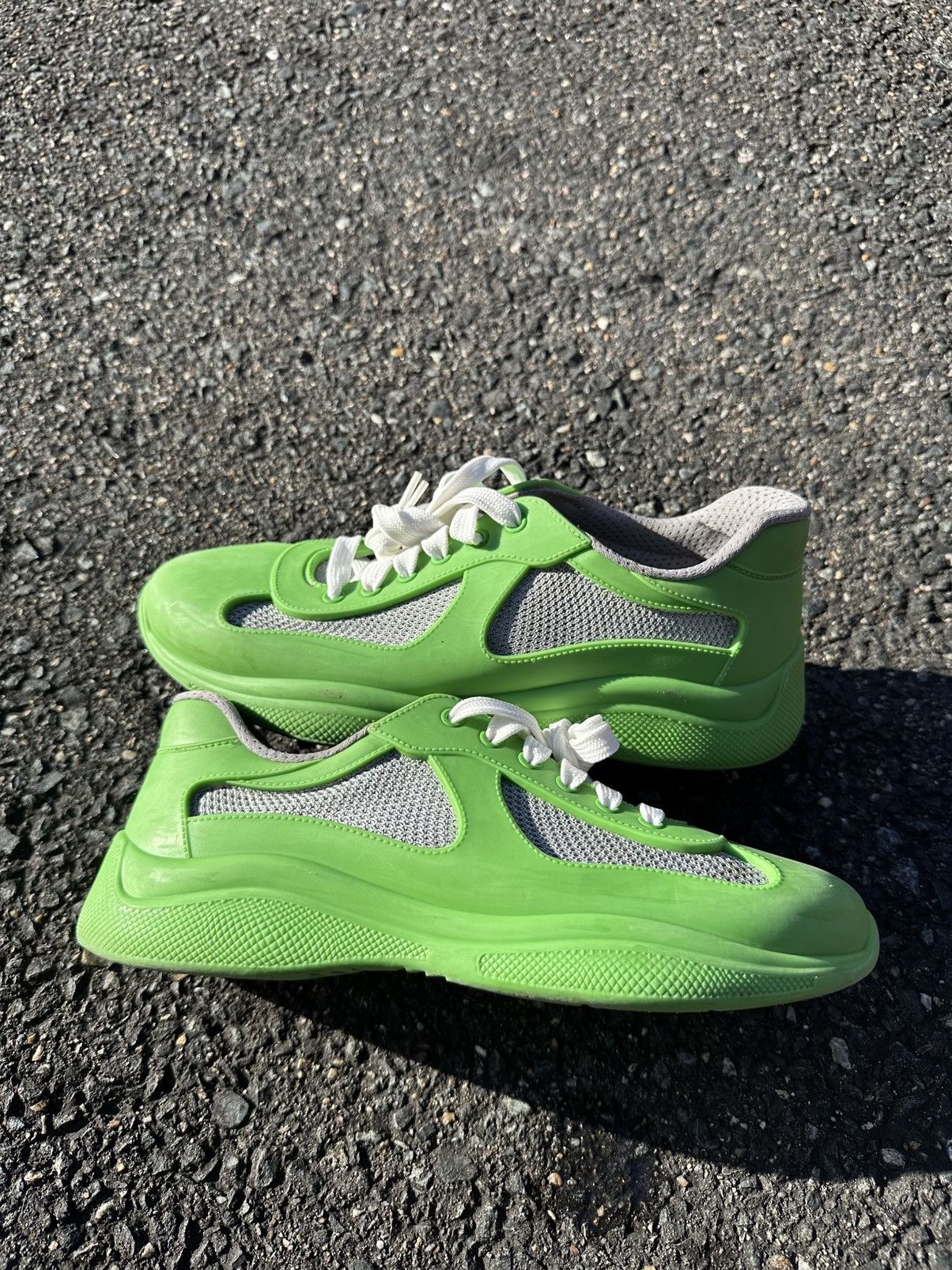 Prada Prada America’s Cup Soft Rubber Green Size US 7 / EU 40 - 9 Thumbnail