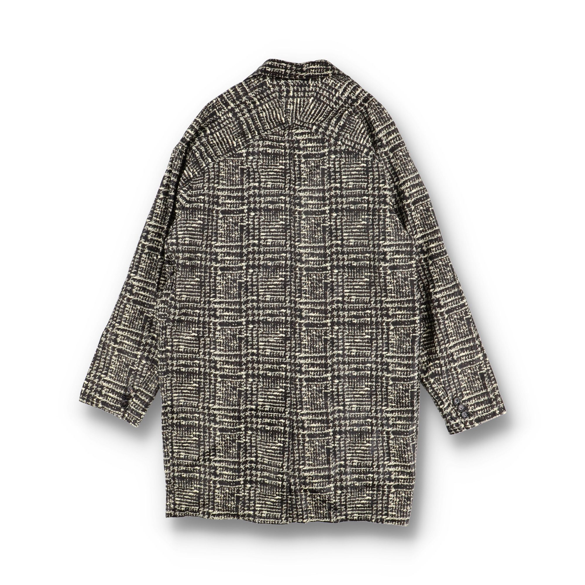 Bottega Veneta Printed Leather Prince of Wales Coat Size M / US 6-8 / IT 42-44 - 8 Thumbnail