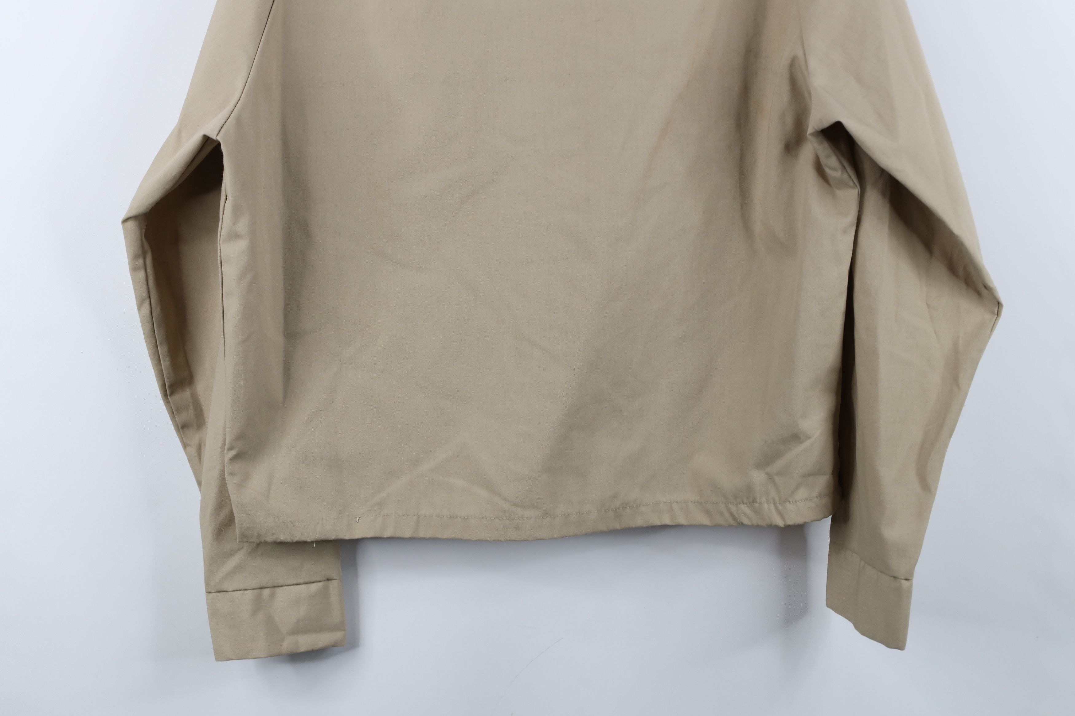Vintage Vintage 60s 70s Streetwear Racer Bomber Jacket Beige Tan Size US M / EU 48-50 / 2 - 15 Thumbnail