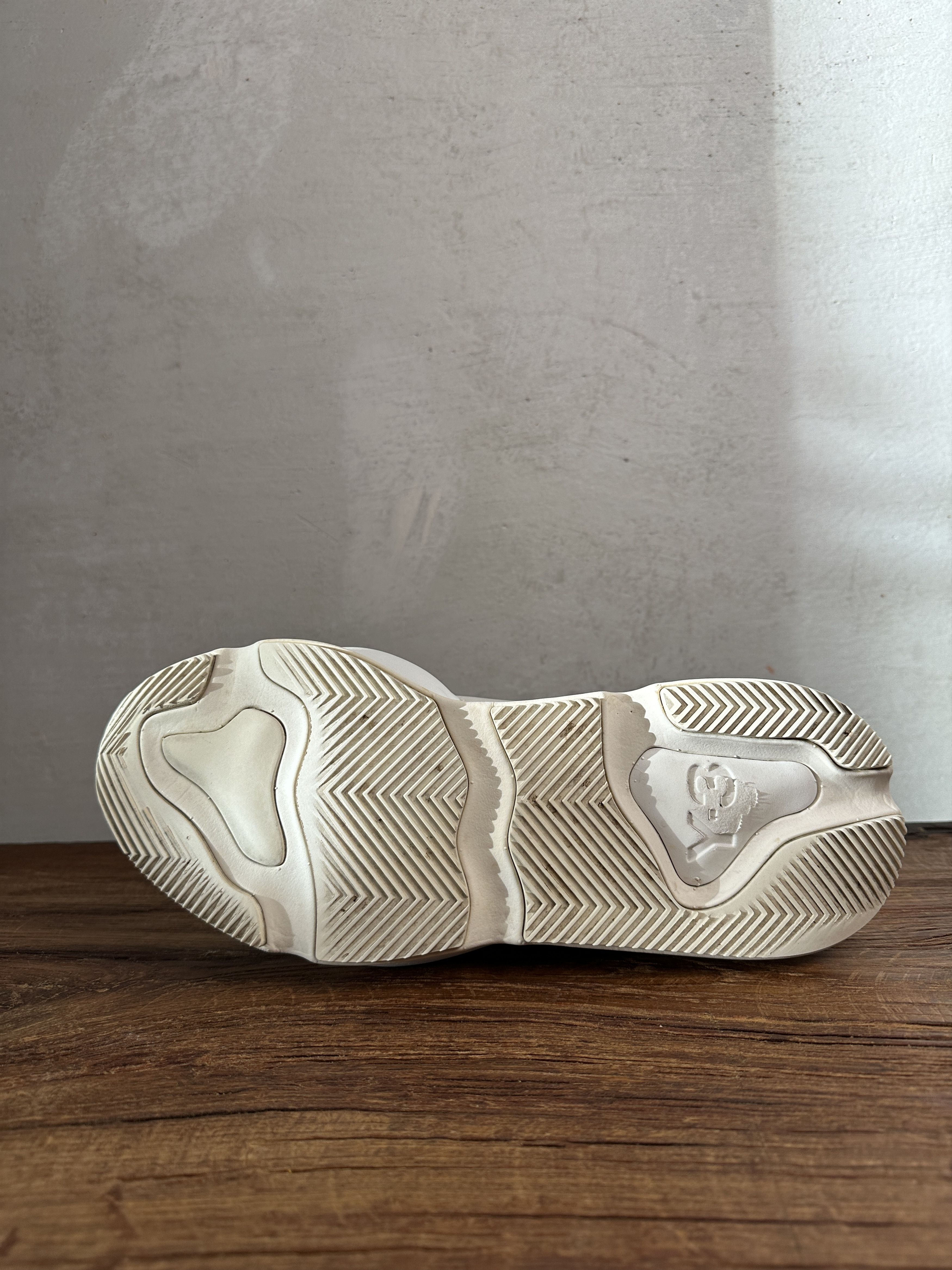 Adidas Y-3 Kaiwa Leather White Black Size US 10.5 / EU 43-44 - 8 Thumbnail