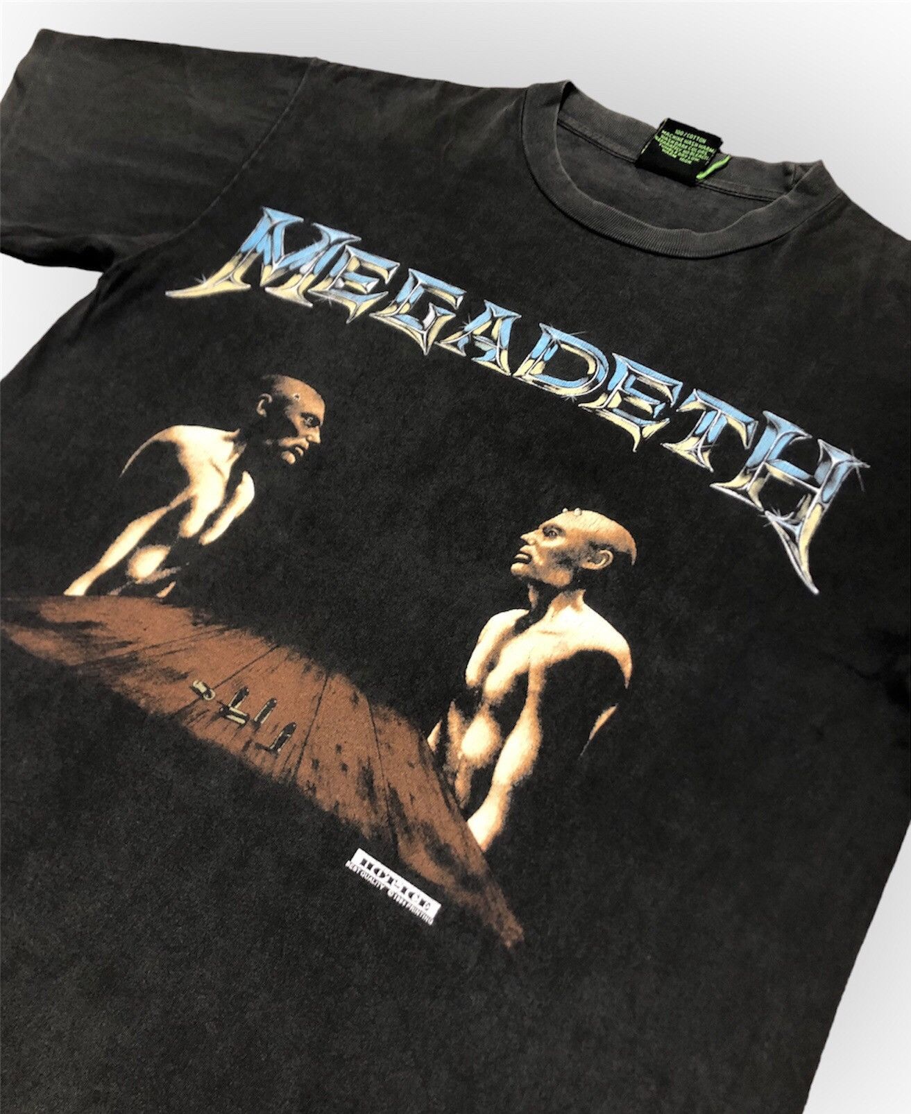 Band Tees Rare True Vintage 90s Bootleg Megadeath Sweating Paranoid Size US XL / EU 56 / 4 - 1 Thumbnail