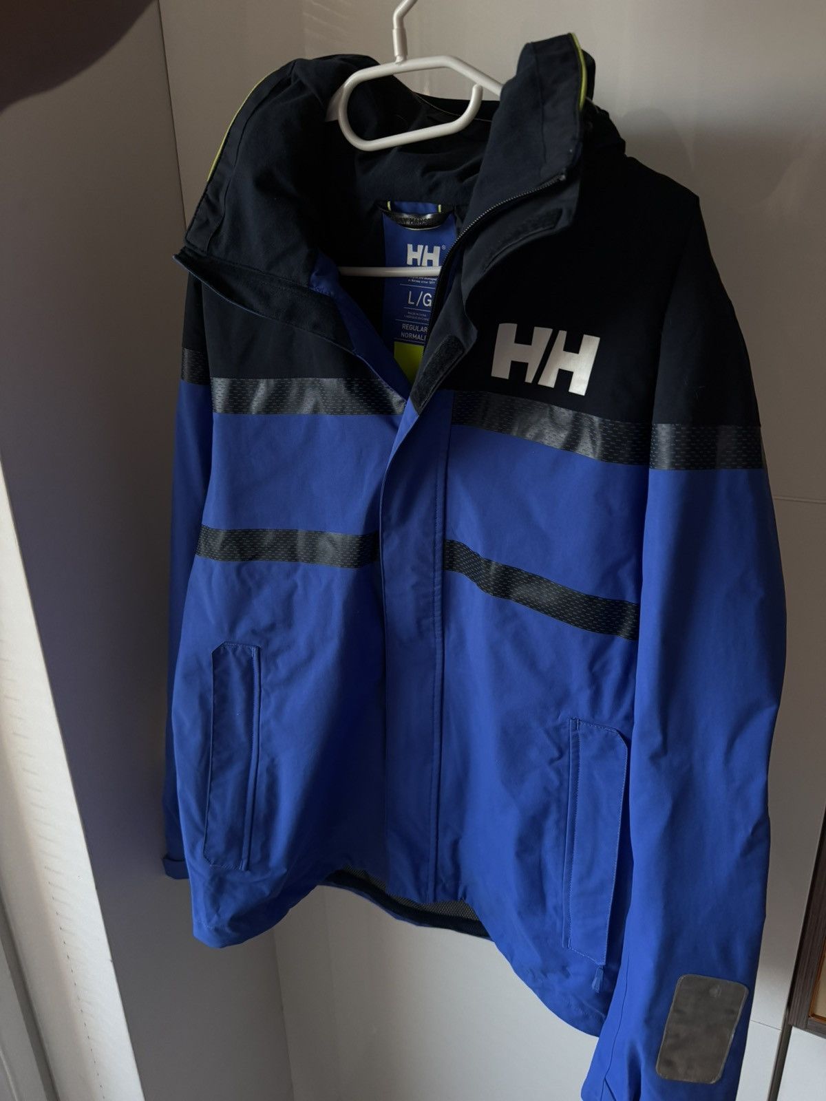Helly Hansen ‼️Pro Helly Hansen Waterproof Kill Cord ,Cuffs Tech Jacket‼️ Size US L / EU 52-54 / 3 - 7 Thumbnail