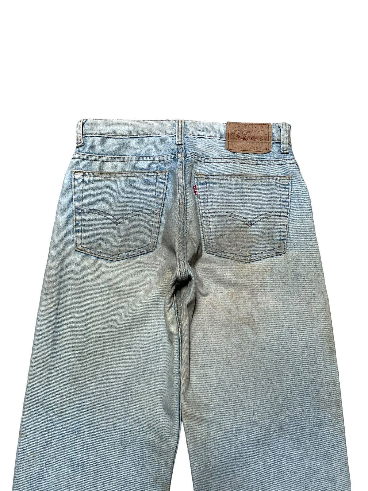 Levi's Vintage 80s Levi’s Paint Splattered Dirtied Wash Ripped Jean Size US 30 / EU 46 - 8 Thumbnail