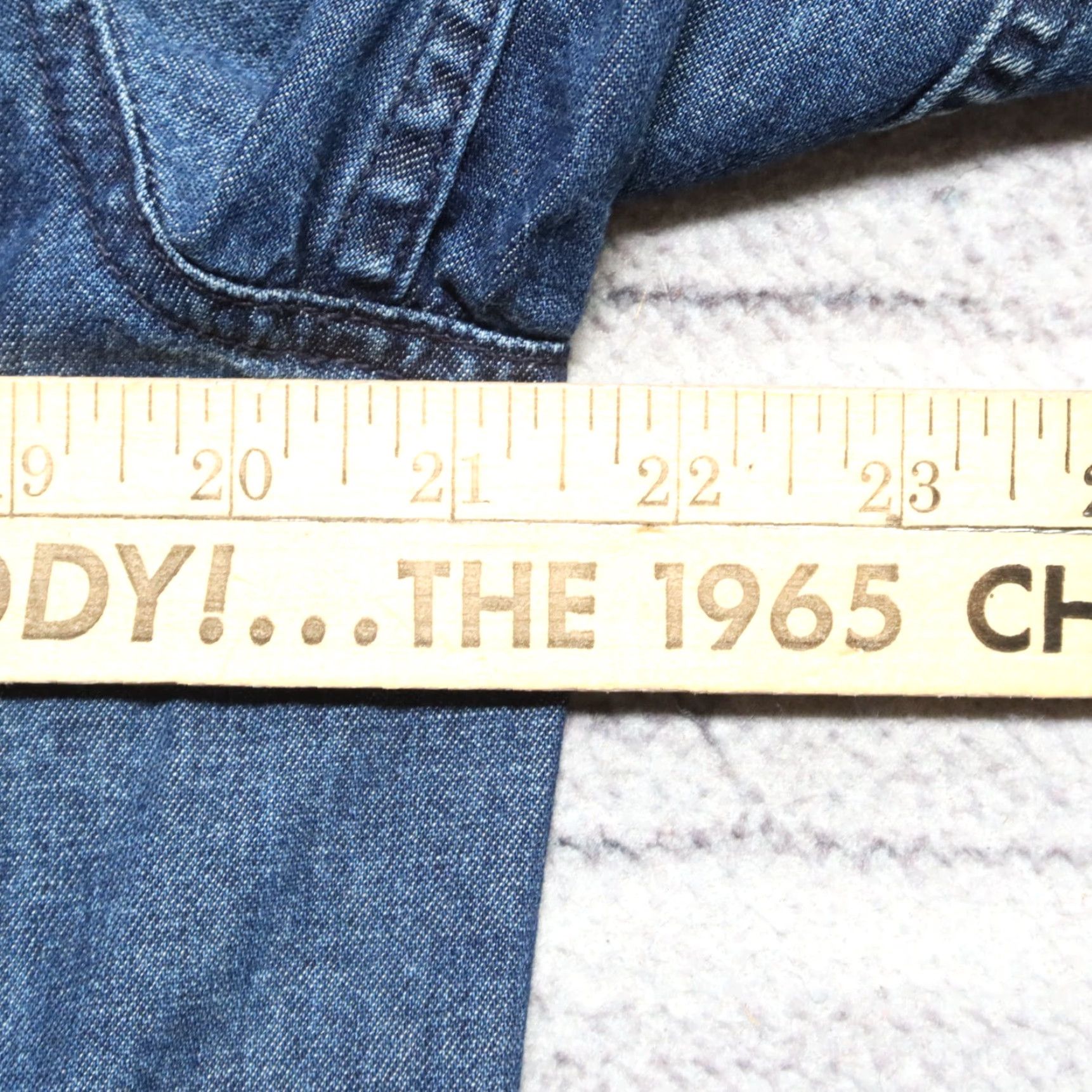 Levi's VINTAGE Sample Levis Distressed Denim Chore Coat Jacket Size M Medium Wash Premium Size US M / EU 48-50 / 2 - 7 Thumbnail