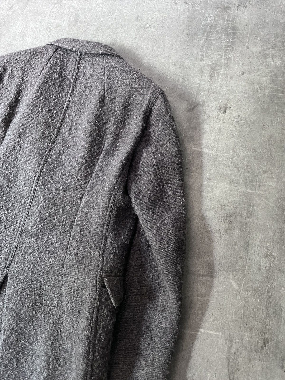 Rick Owens Rick Owens A/W 2015 grey coat wool mohair Size US M / EU 48-50 / 2 - 11 Thumbnail