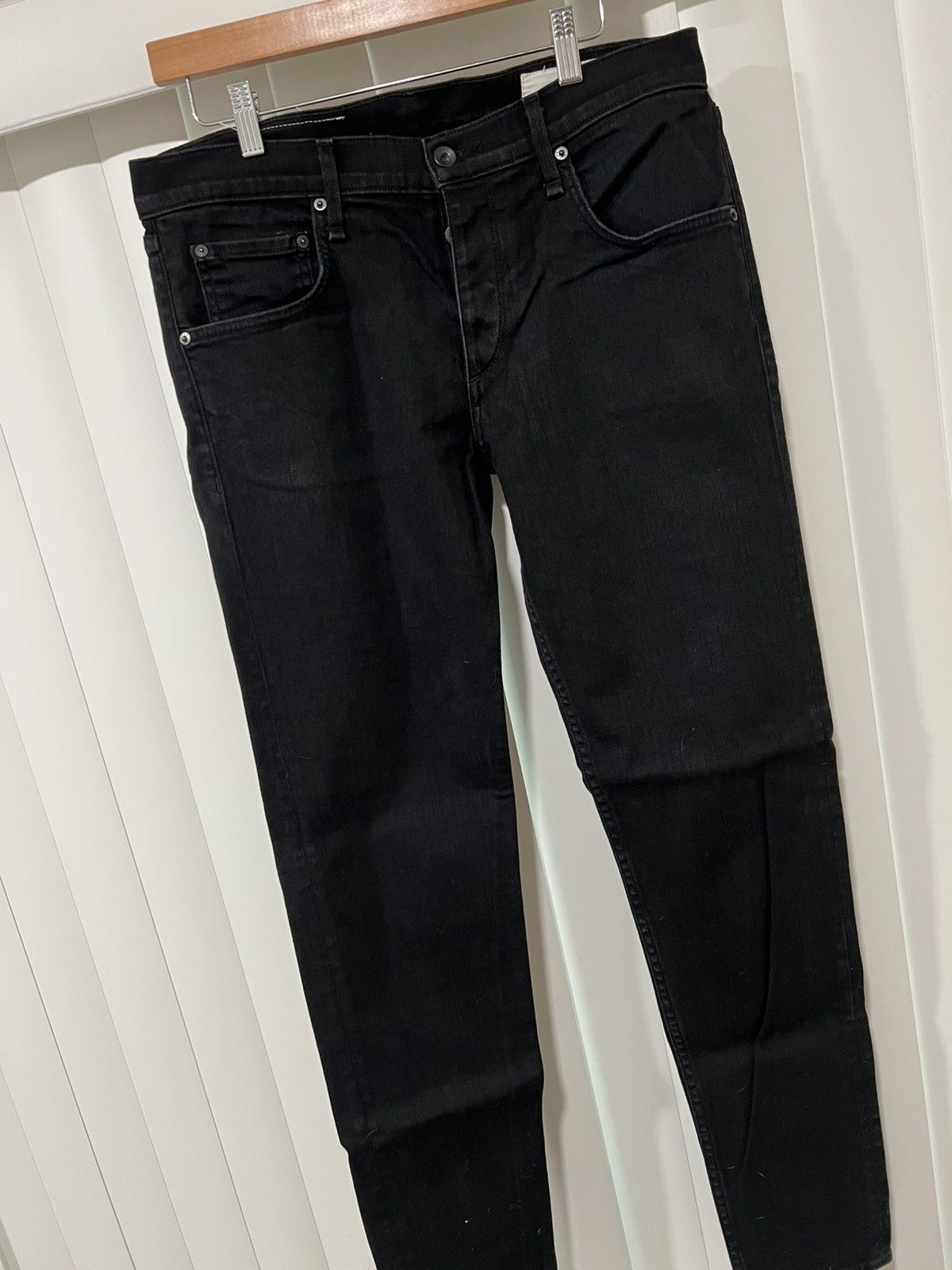 Rag & Bone Rag & Bone Black Denim Size US 34 / EU 50 - 3 Thumbnail