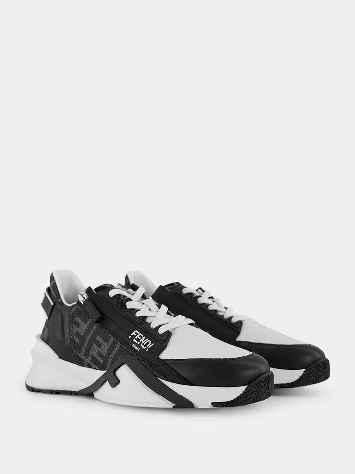 Fendi o1s1wg110126 Trainers Sneakers in White/Blue Size US 9 / EU 42 - 4 Thumbnail
