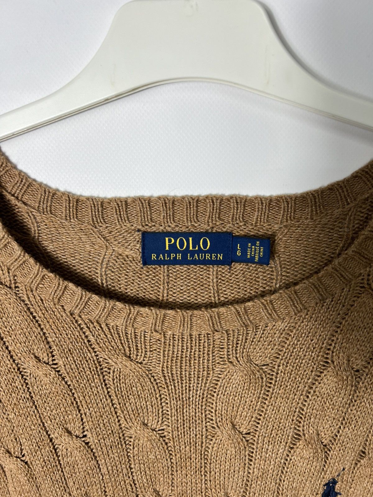 Polo Ralph Lauren Vintage streetwear y2k Polo Ralph Lauren Cable Knit Sweater Size US L / EU 52-54 / 3 - 3 Thumbnail