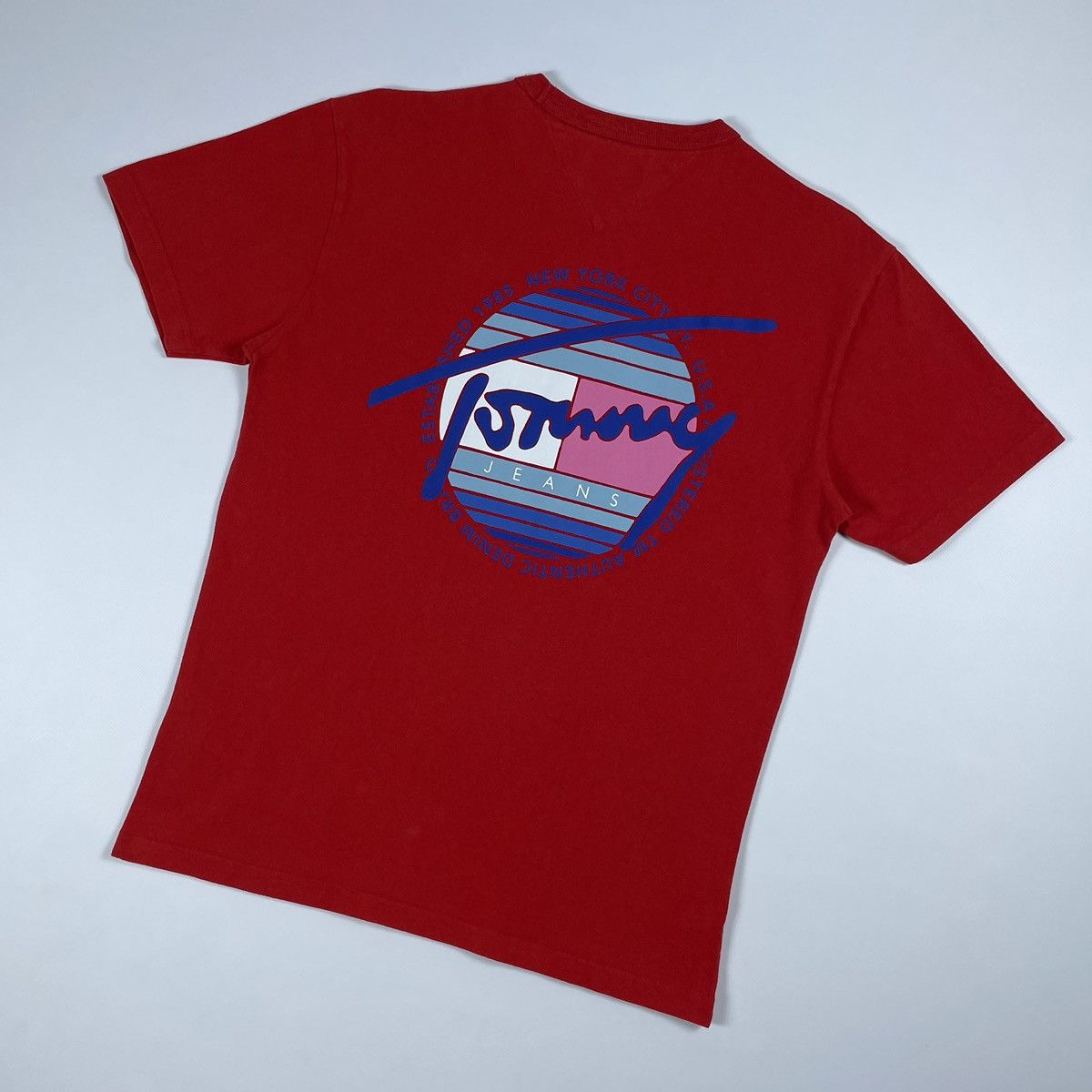 Tommy Hilfiger Tommy Jeans T-shirt Big logo New York City Size US M / EU 48-50 / 2 - 1 Thumbnail