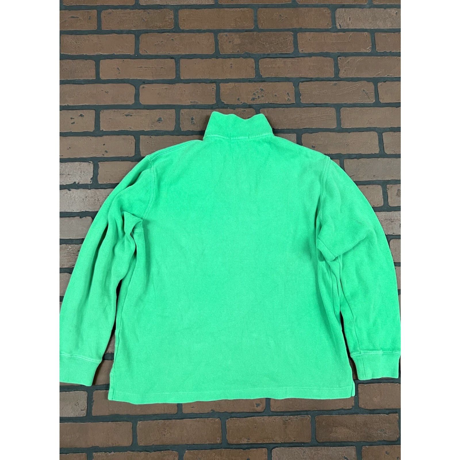 Ralph Lauren Ralph Lauren 1/4 Zip Sweater M Regular Men Collared Logo Green Orange Pullover Size M Size US M / EU 48-50 / 2 - 4 Thumbnail
