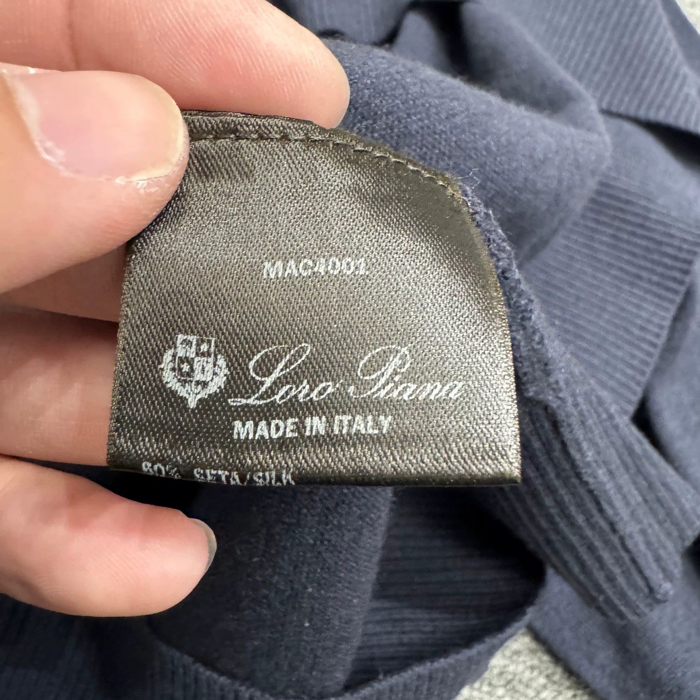 Loro Piana Loro Piana 2-Collar Silk Cashmere Blend Sweater 3XL MINT Size US XXL / EU 58 / 5 - 3 Thumbnail