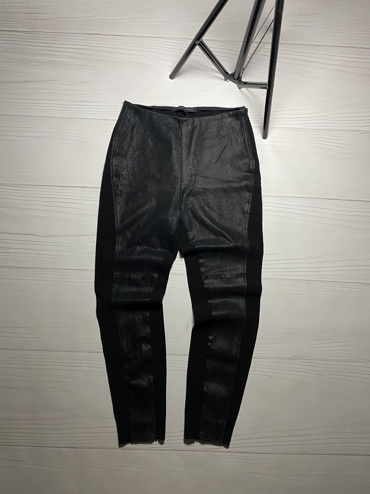 Vintage Ralph Lauren lamb genuine leather y2k pants
