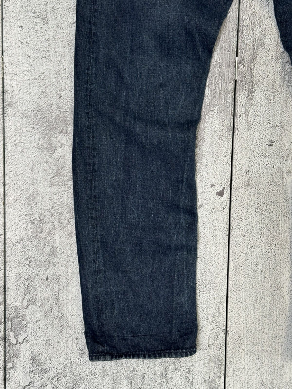Evisu Vintage Evisu Leather Daicock Cinch Back Logo Denim Pants Size US 32 / EU 48 - 13 Thumbnail