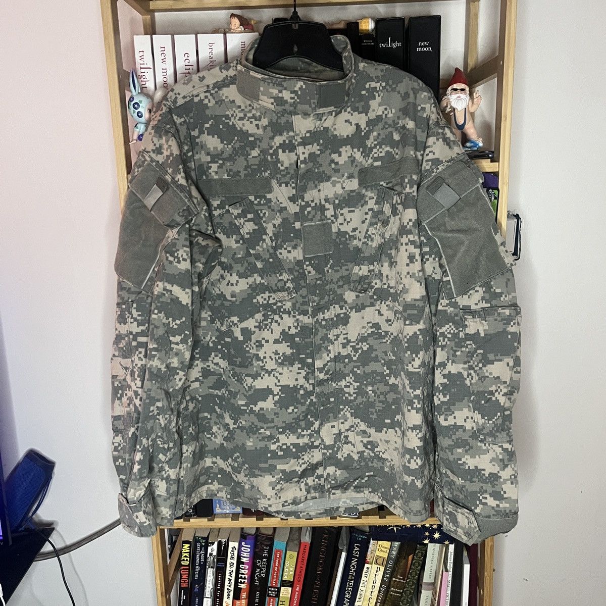 Vintage Vintage Military Army Camo Zip Up Jacket Size Medium Size US M / EU 48-50 / 2 - 1 Thumbnail