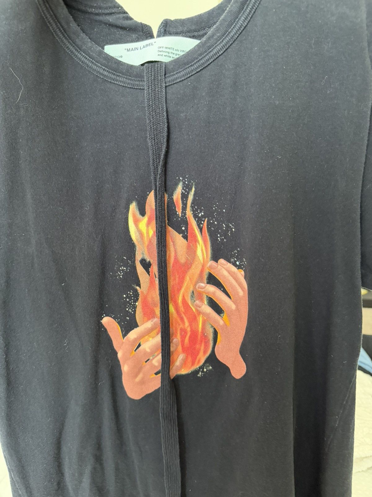 Off-White Off-White Virgil Abloh Flame Shirt Size US M / EU 48-50 / 2 - 15 Thumbnail