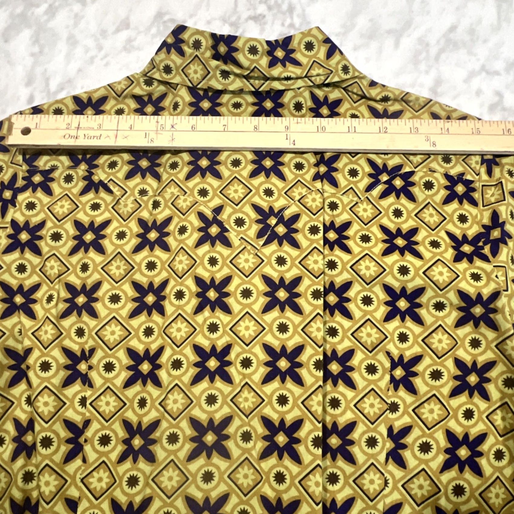 Roper Roper Pearl Snap Shirt Women Large Western Geometric Cowgirl Southwest Diamond Multicolor Button-Up Regular Cotton Shirt Size L / US 10 / IT 46 - 6 Thumbnail