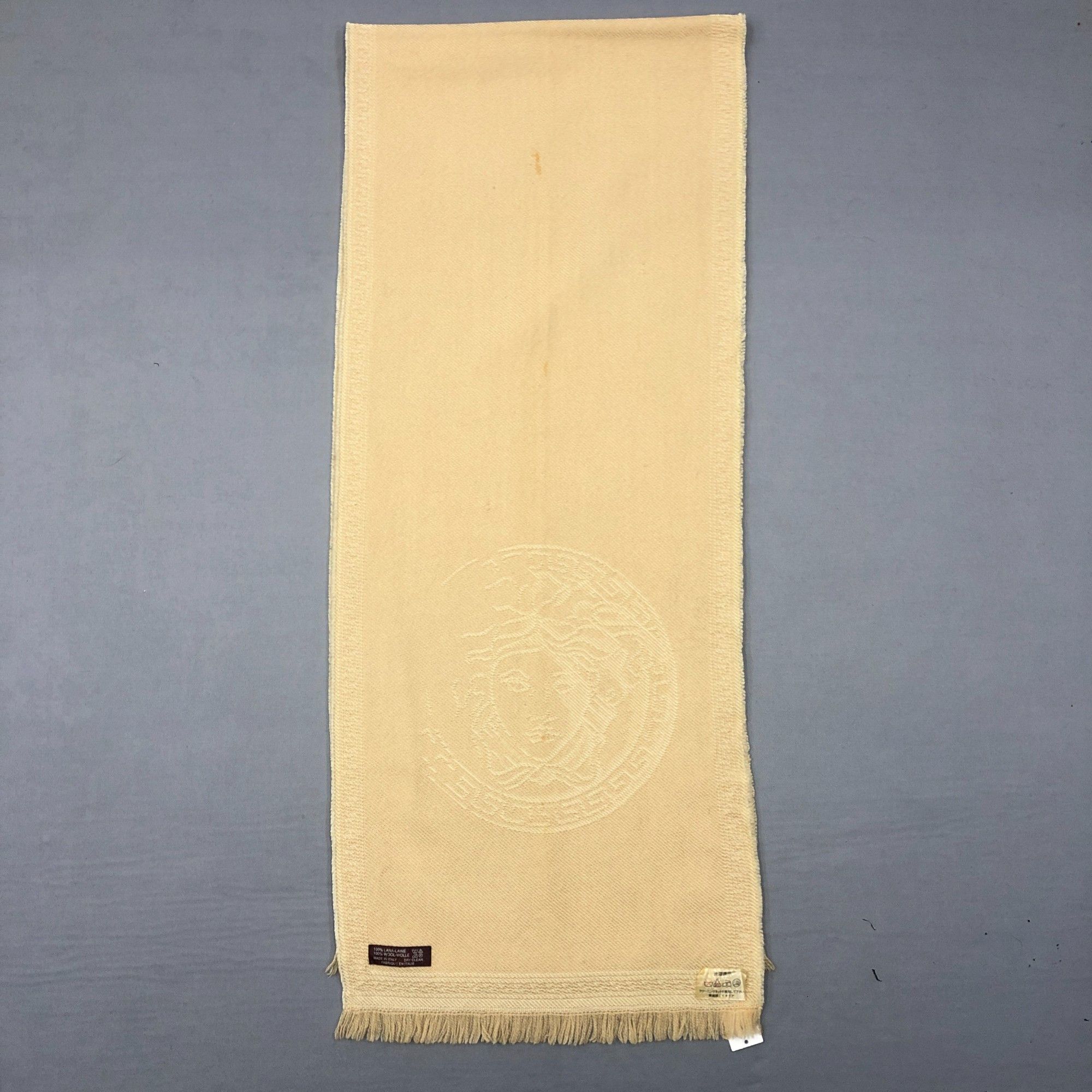Japanese Brand Vintage Versace Scarf Muffler Wool Winter Scarves Size ONE SIZE - 2 Thumbnail
