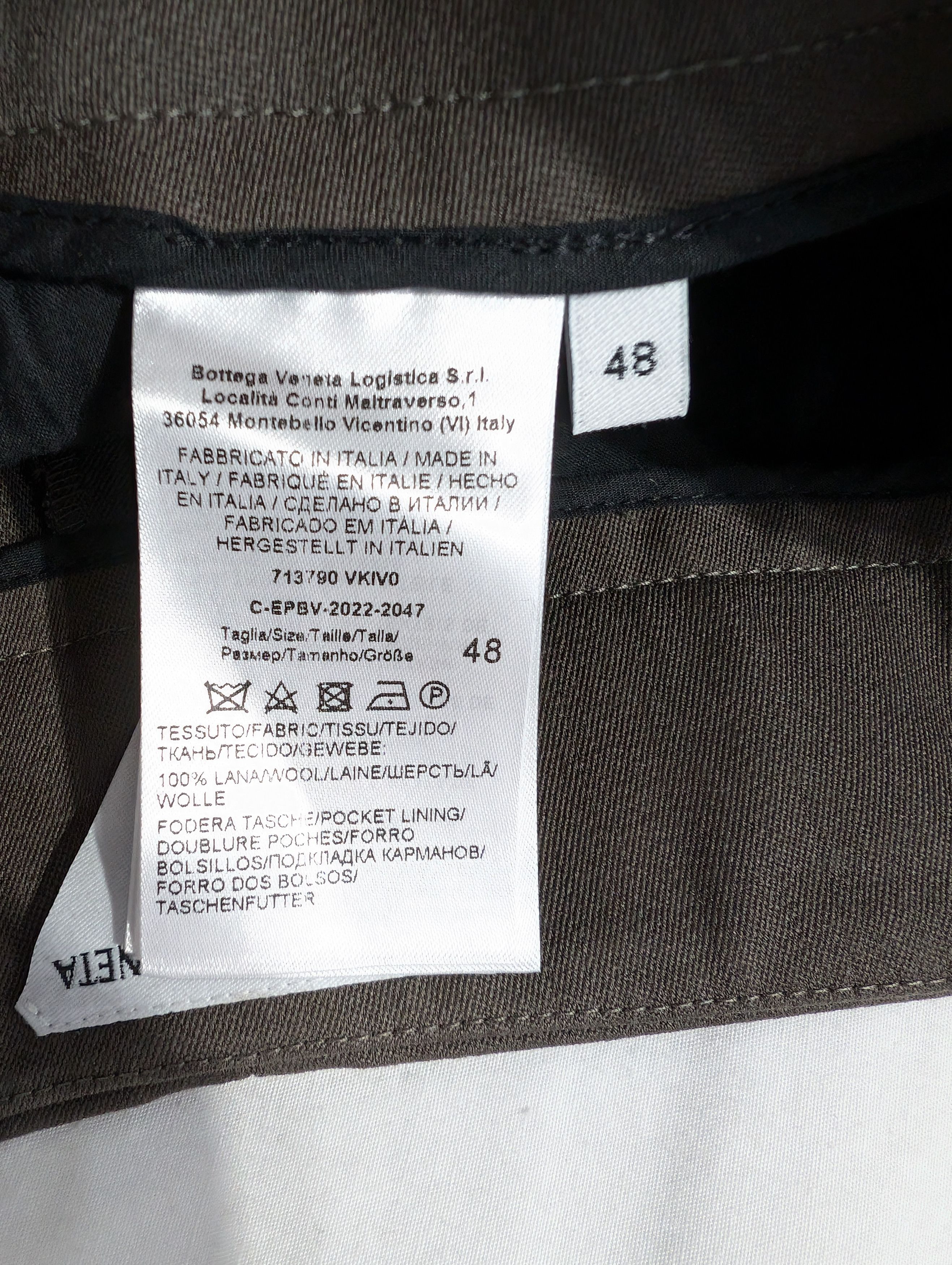Bottega Veneta o1rshd1 Pant in Gray Size US 32 / EU 48 - 16 Thumbnail