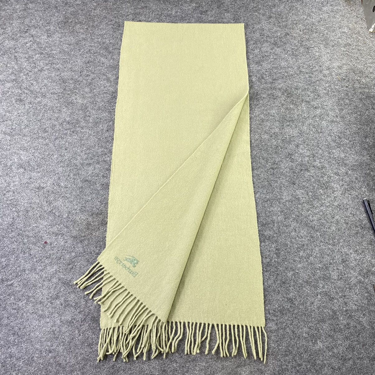 Burberry × Vintage Burberry Wool Scarf / Muffler / Neckwear-K011 Size ONE SIZE - 4 Thumbnail