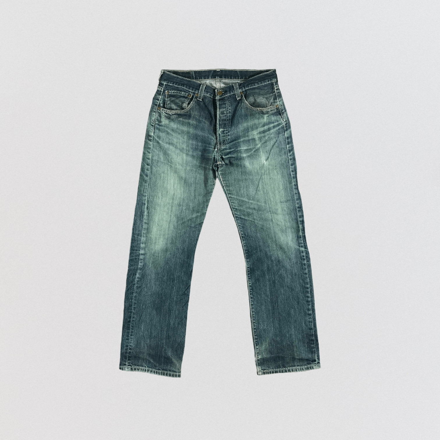 Levi's Vintage Blue Wash Levis 501 Jeans-JM3136 Size US 32 / EU 48 - 1 Thumbnail