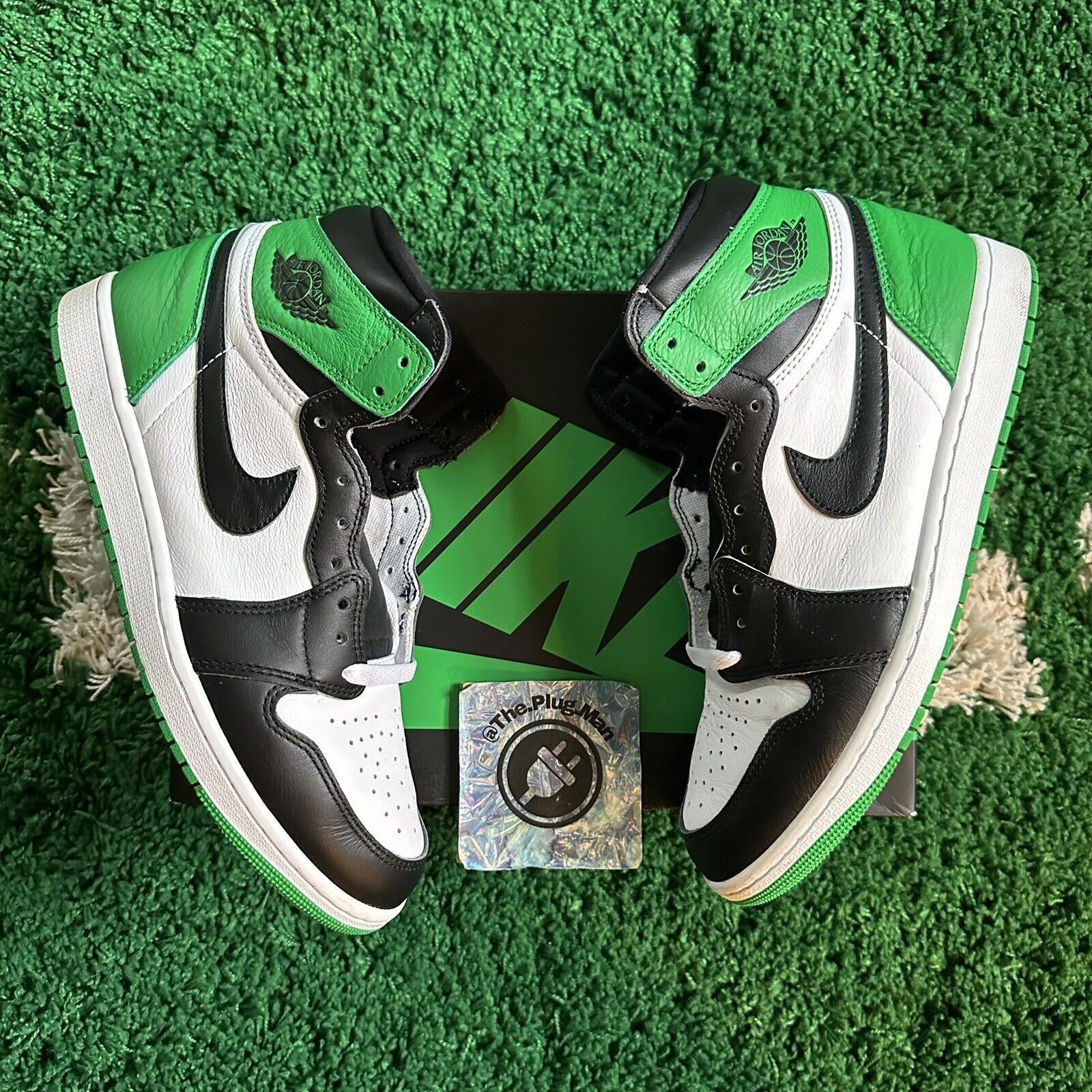 Pre-owned Jordan Brand Air Jordan 1 Retro High Lucky Green Shoes