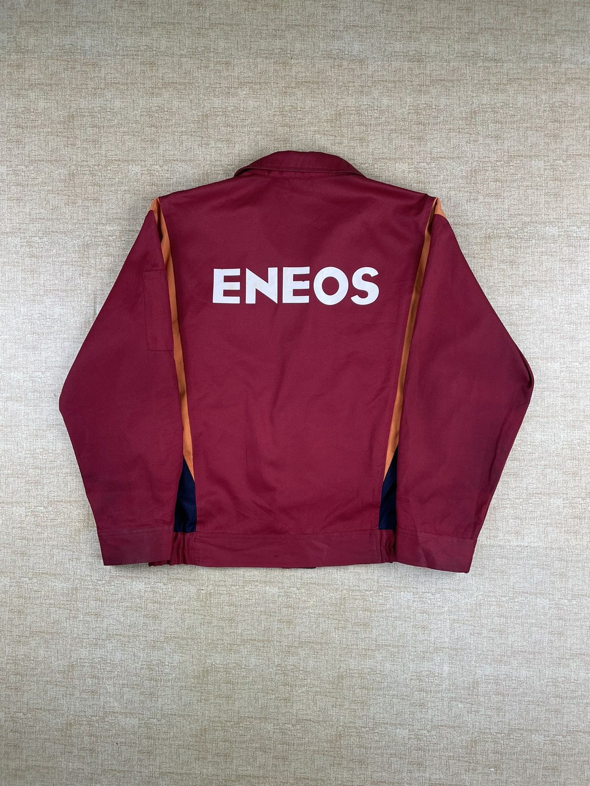 Japanese Brand × Vintage VTG ENEOS SPELLOUT X INITIAL-D RED JACKET STREET FASHION Size US L / EU 52-54 / 3 - 3 Thumbnail