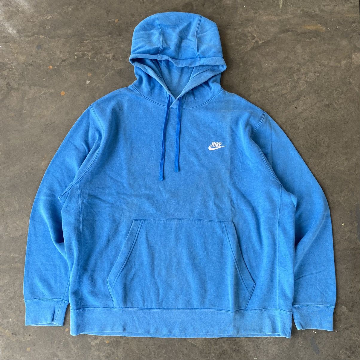 Nike × Vintage Nike club Logo Hoodie Size US XL / EU 56 / 4 - 1 Thumbnail