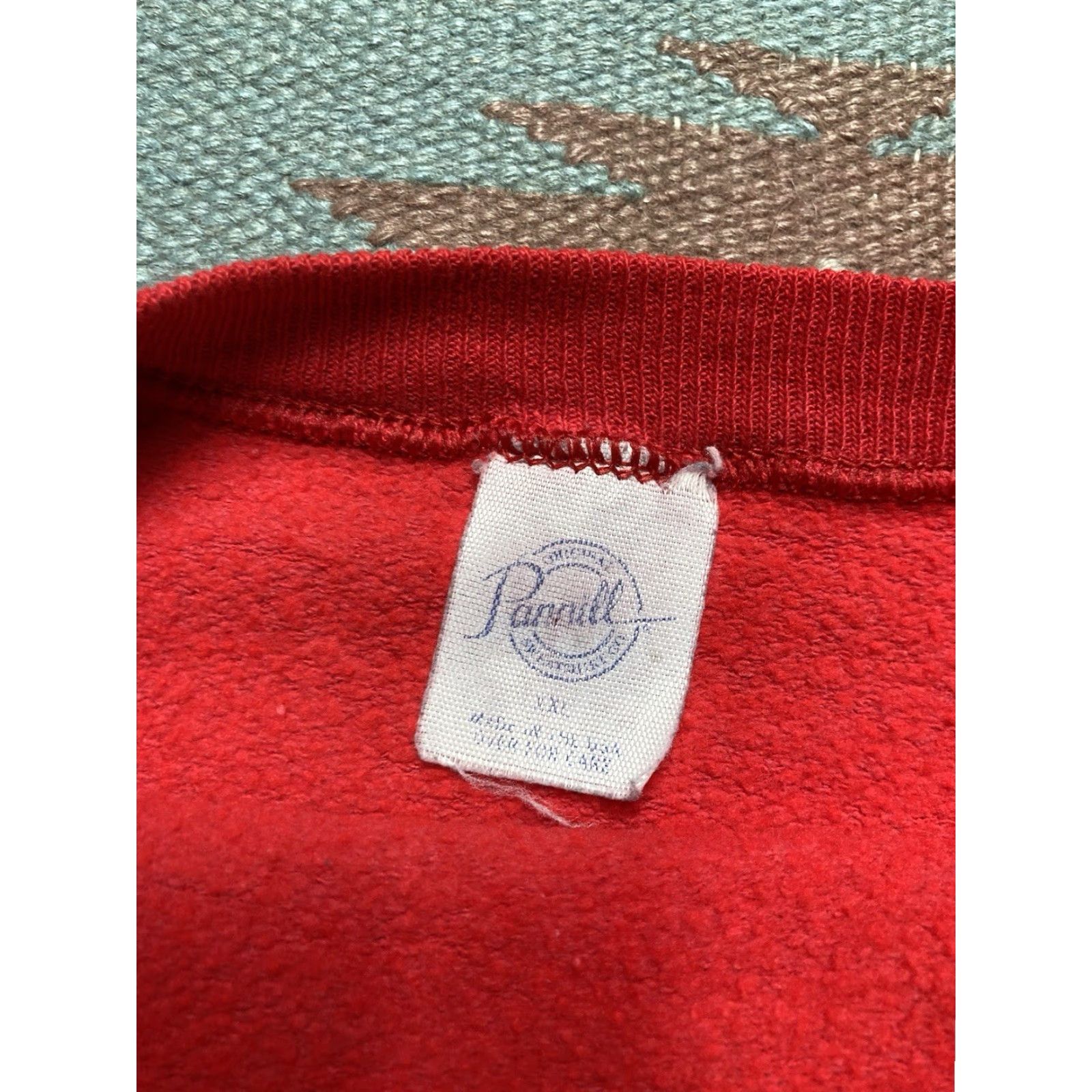 Vintage VINTAGE 80s Ohio State University Buckeyes USA Made XXL Sweatshirt Crewneck Red Mens Size US XXL / EU 58 / 5 - 5 Thumbnail