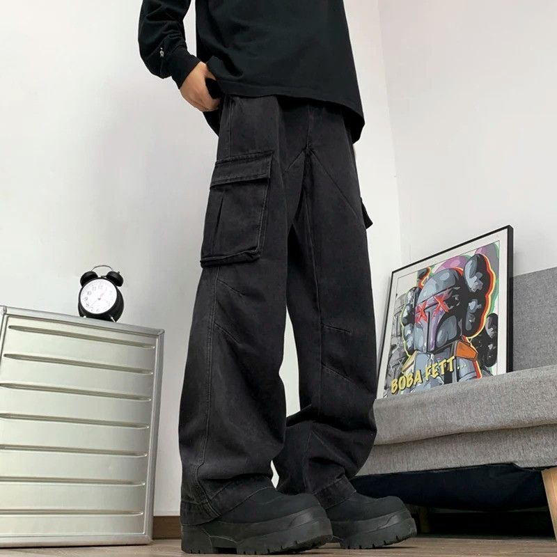 Jean × Vintage Black High Streetwear Denim Size US 32 / EU 48 - 2 Thumbnail