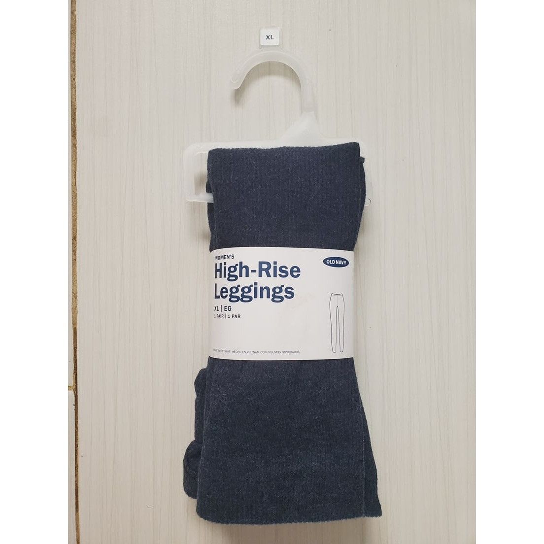 Old Navy NWT Old Navy Women's Sz XL Blue Rib High Rise Jersey Legging Size 35" - 1 Thumbnail