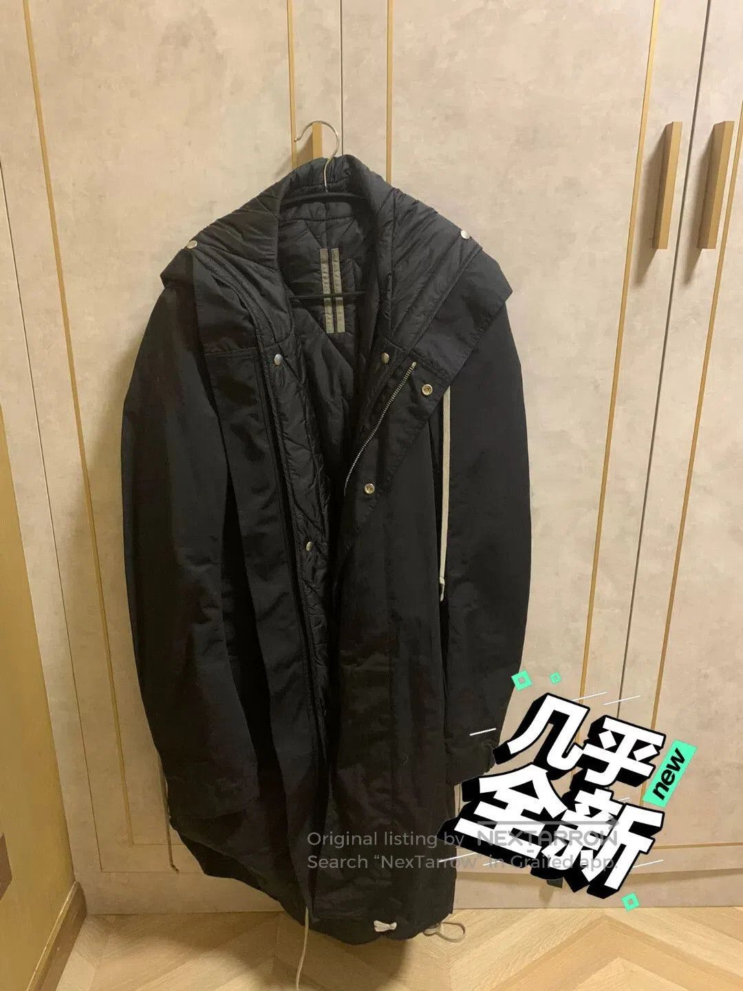 Rick Owens rick owens down coat with detachable hoodie. Size M / US 6-8 / IT 42-44 - 1 Thumbnail