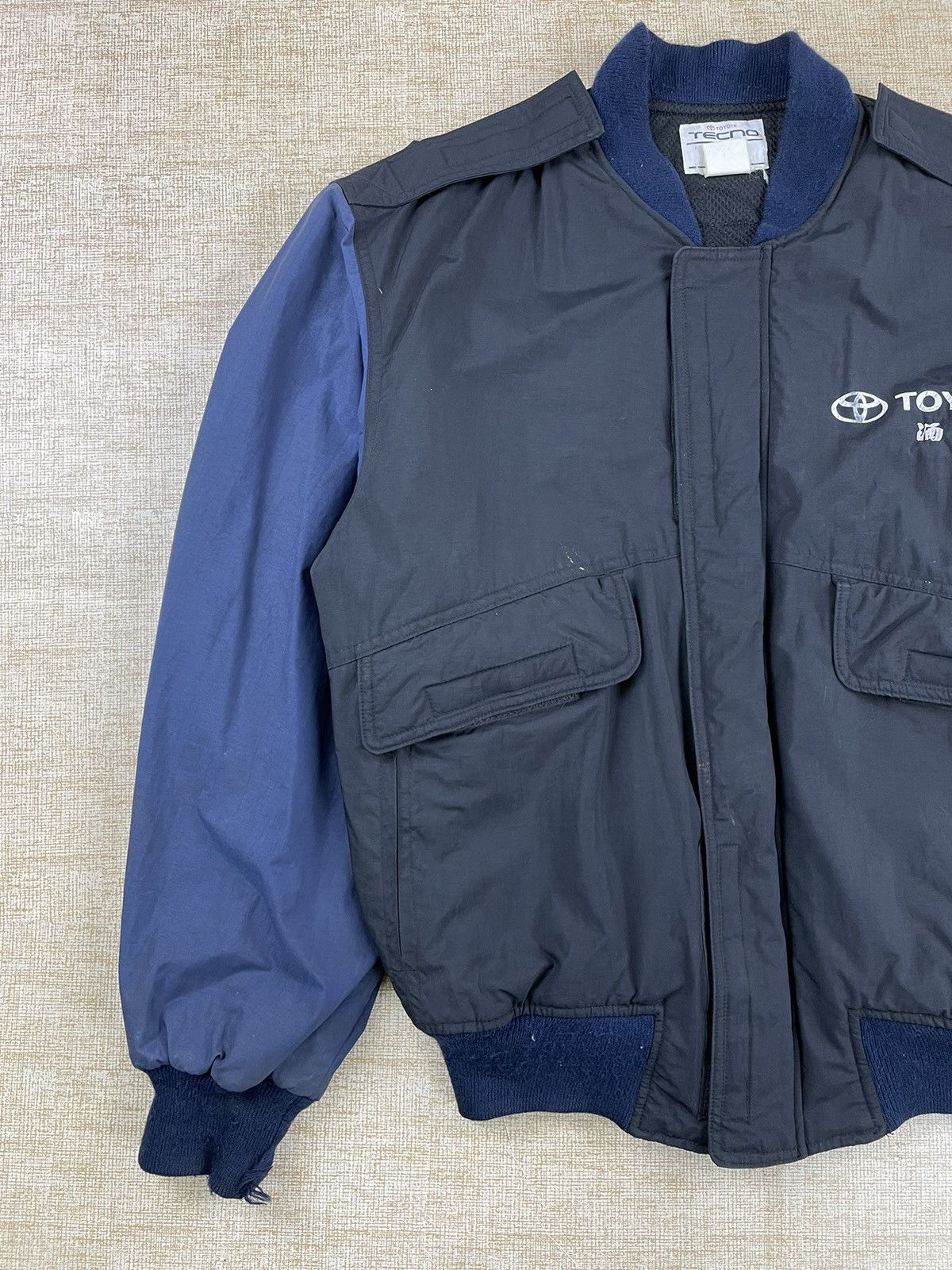 Vintage Vintage Toyota Techno Japan Racing Bomber Jacket Size US L / EU 52-54 / 3 - 4 Thumbnail