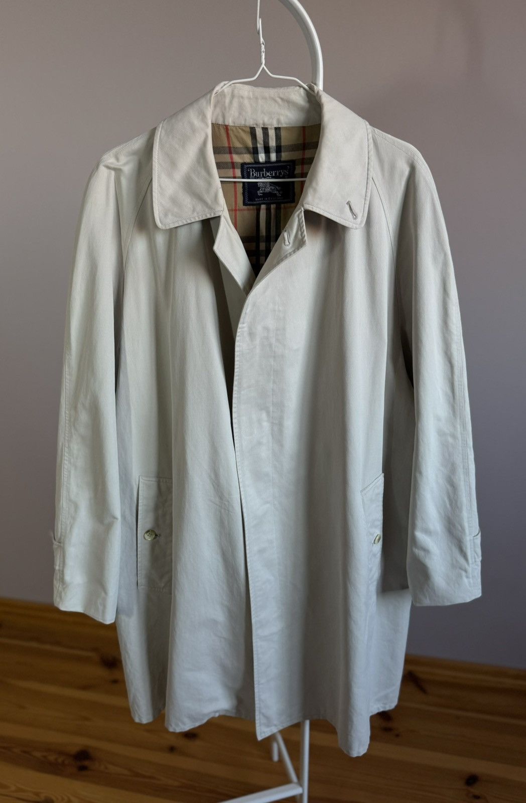 Burberry Burberry Membrane Trench Coat Nova Check Beige Size US XL / EU 56 / 4 - 5 Thumbnail
