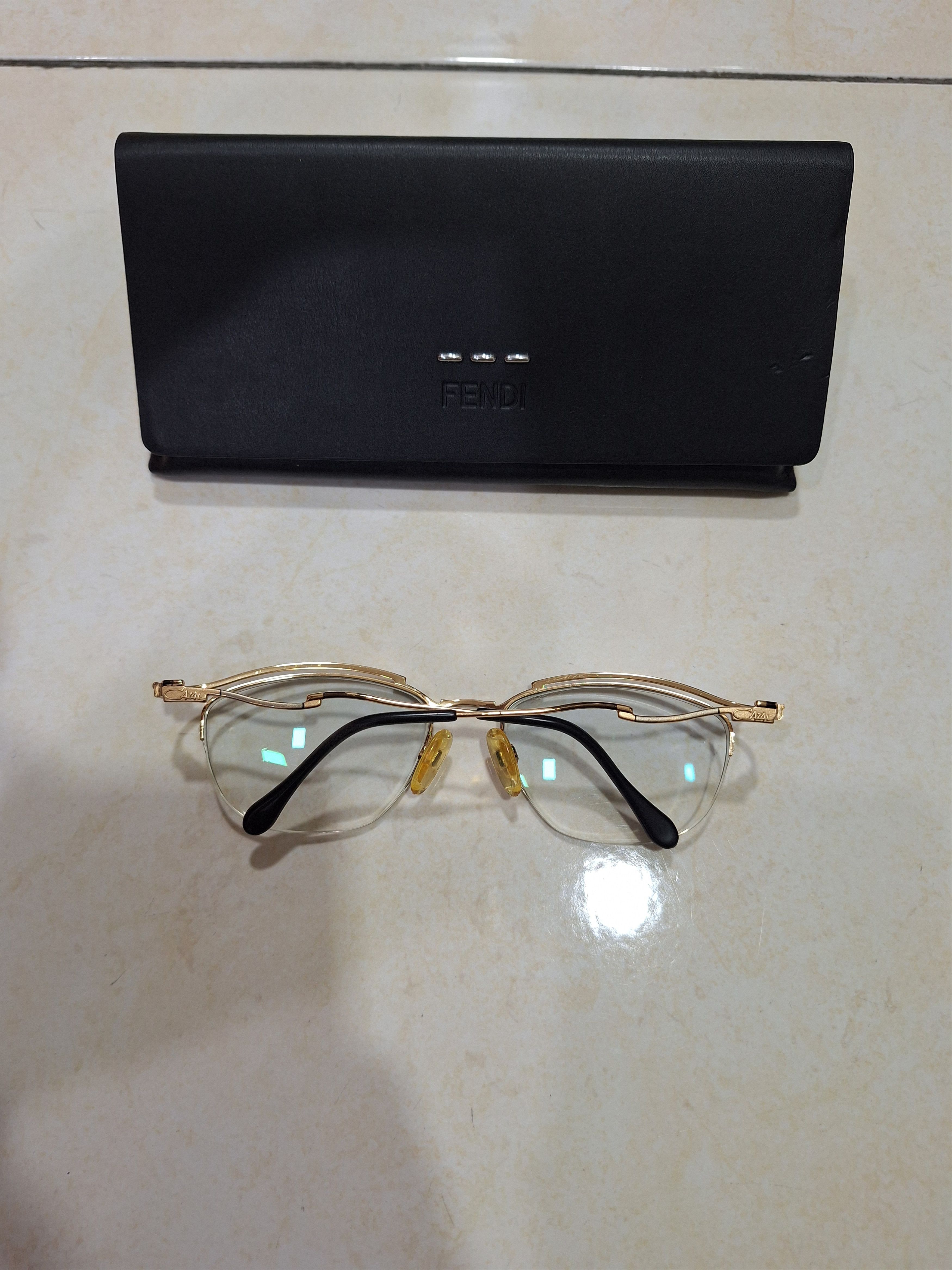 Cazal VINTAGE CAZAL RIMLESS MOD 114 COL 783 52 Size ONE SIZE - 15 Thumbnail