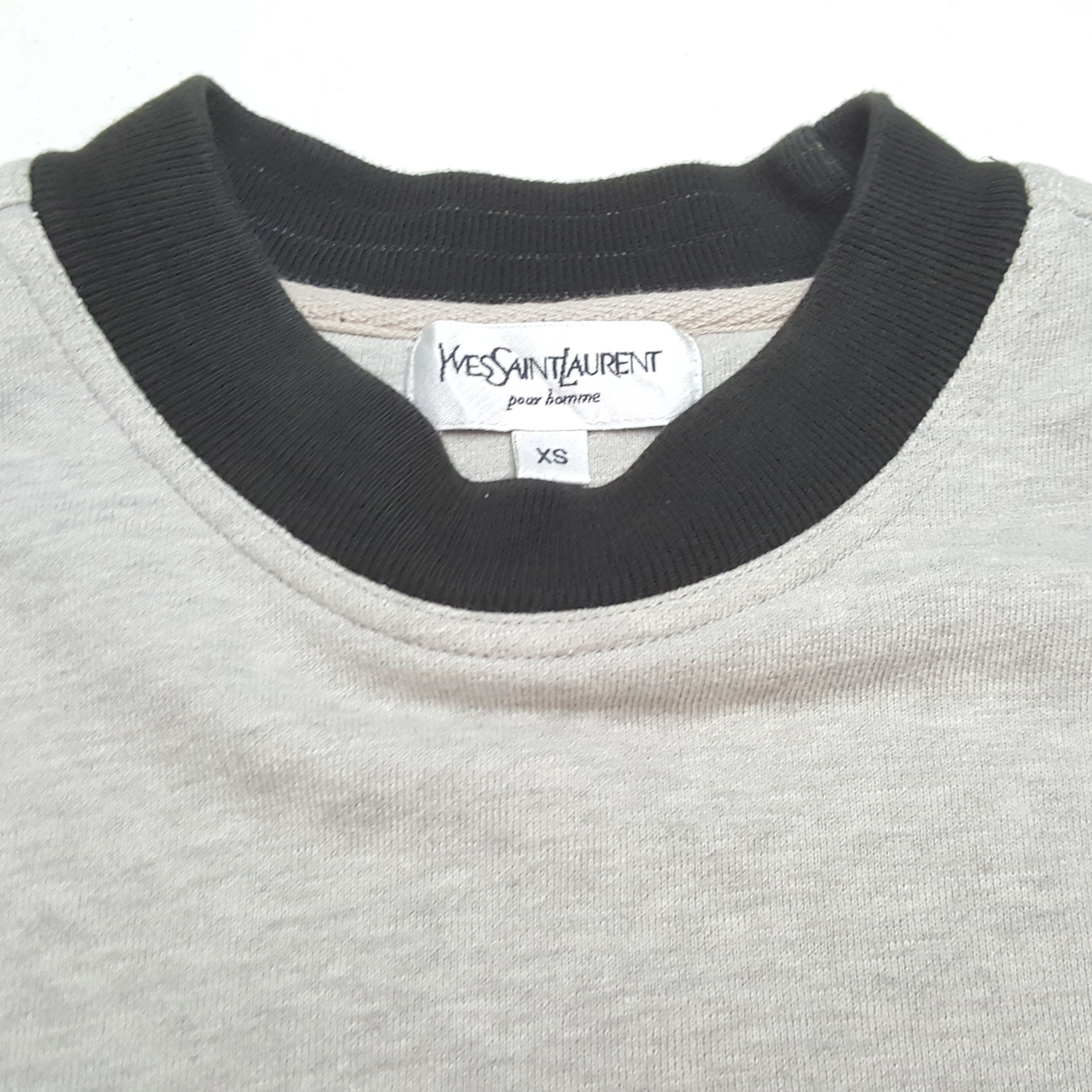 Vintage YVES SAINT LAURENT Italian Fashion Brand Sweatshirts