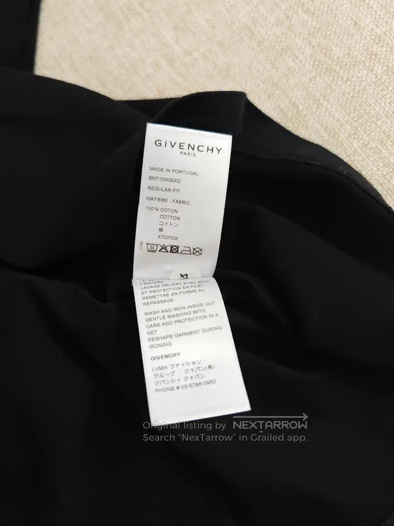 Givenchy Givenchy Short Sleeve T-Shirt Size US L / EU 52-54 / 3 - 6 Thumbnail