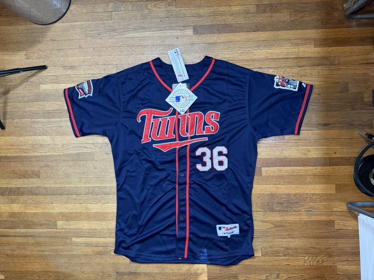 Majestic Rare 2009 Joe Nathan Majestic Minnesota Twins Jersey Size US XL / EU 56 / 4 - 1 Thumbnail